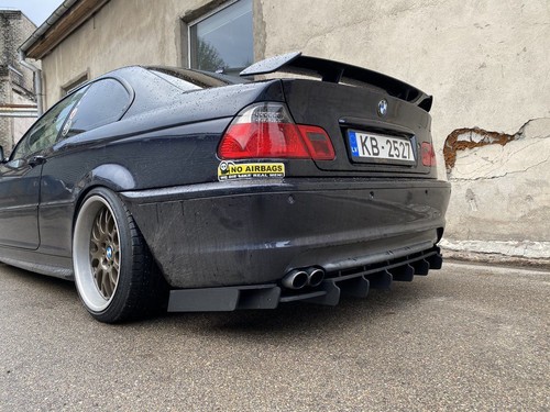 Wide diffuser for - e46, rear