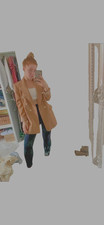 SALE £12 ~ PRIMARK TAN DOUBLE BREASTED BLAZER JACKET ~UK12 BLOGGERS FAVOURITE