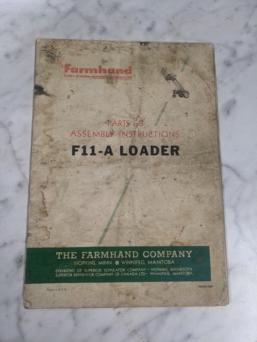 Farmhand parts assembly - farmhand,