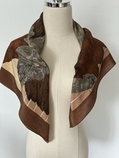 Vintage Large Square Scarf 30