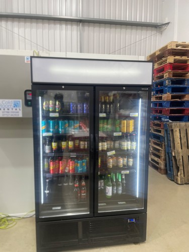 Display freezer double door - display,