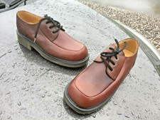 Vintage Dr Martens 8357 brown leather shoes UK 8 EU 42 Made in England 