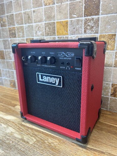 Laney lx10b red bass guitar - laney,