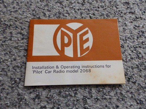 Vintage pye pilot - vintage, radio