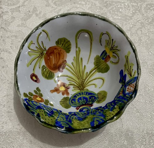 Vintage italian majolica dish - italian,