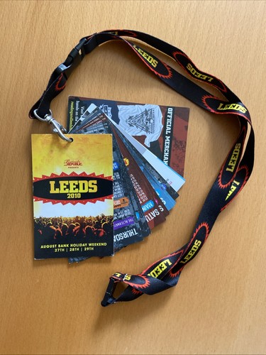 Leeds festival 2010 lanyard - festival,