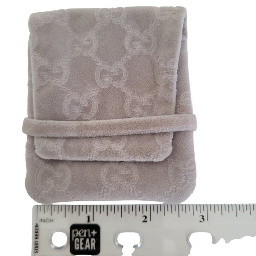 Gucci grey velvet - gg, monogram