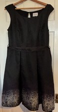 Pepperberry Curvy Size 14 Party Dress With Pockets And Ribbon Belt
