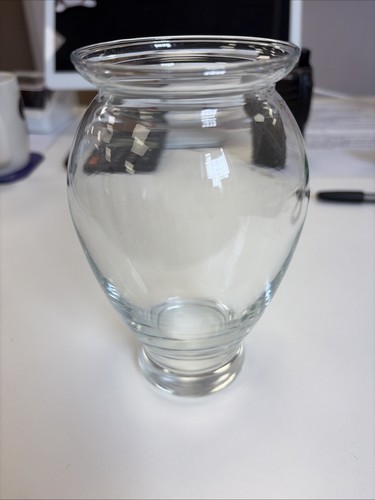 Ginger jar clear round - ginger,