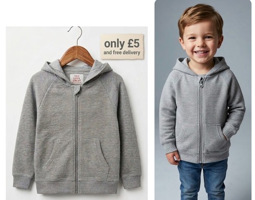 Boys zipped hoodie - zipped,