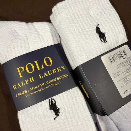 Polo ralph lauren white crew - polo,