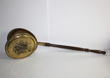 Vintage Long Brass Bed Warmer
