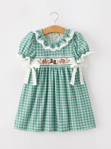 Western plaid horse - western,