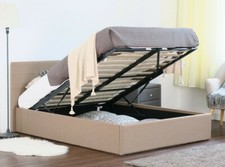 MOCHA FABRIC OTTOMAN STORAGE