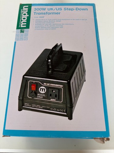 Maplin 300w step down - uk/us,