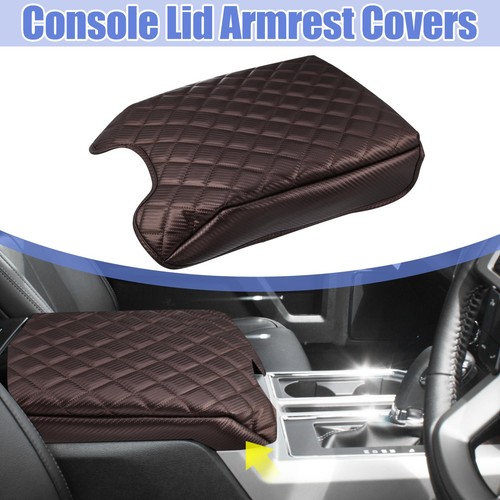 Brown center console - cover, pad
