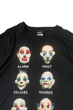 Vintage THE DARK KNIGHT Joker Mask T-Shirt Size XL 2009 RARE Batman Black