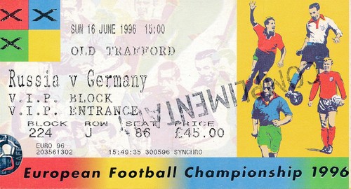 Ticket euro russia v - euro, 96