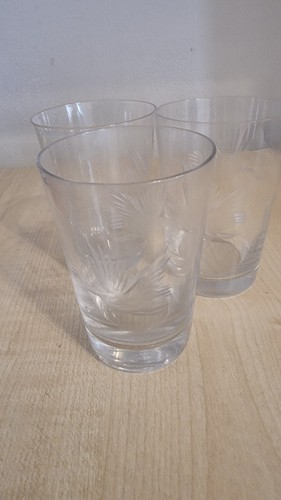 Vintage etched crystal - vintage,