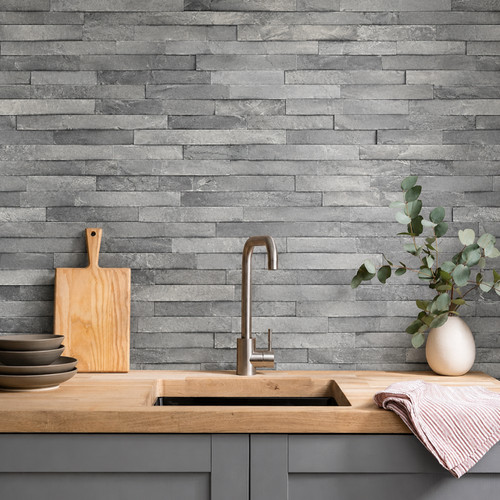 Grey slate wallpaper - grey,