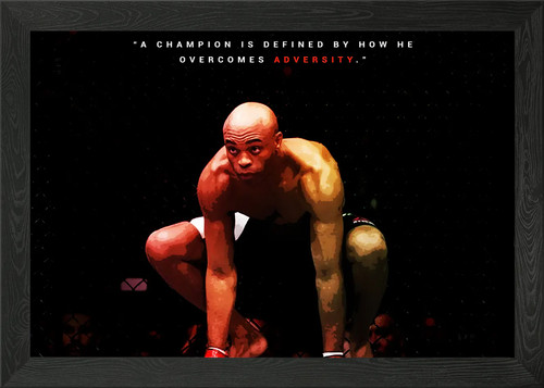 Anderson silva mma ufc - ufc, framed