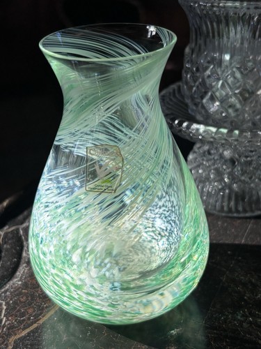 Caithness studio glass vase - studio,