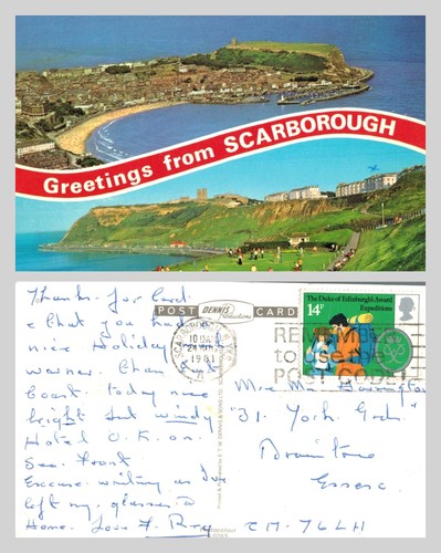 Vintage postcard scarborough - -,