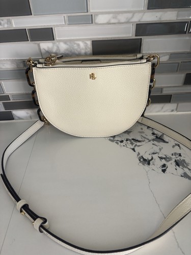 Ralph lauren white leather