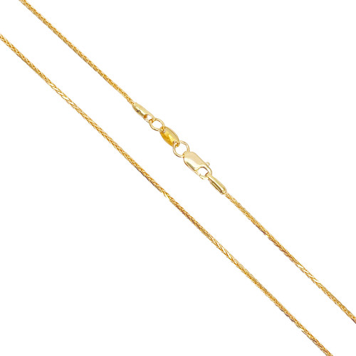 22ct yellow gold spiga - yellow, chain