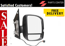 Fits Vw Crafter 2017- Luton Van Manual Door Wing Mirror Driver Side Off Side Rh