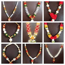 Artificial Pooja Haar Garland / Mandir Pooja Item / Different Sizes & Designs 