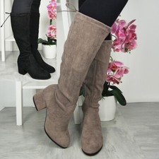 WIDE FIT Boots Shoes Women Zip