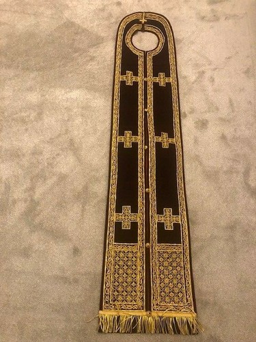 Embroidered priest stole - stole, and