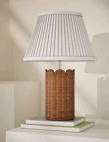 Stylish wicker scalloped - m&s,