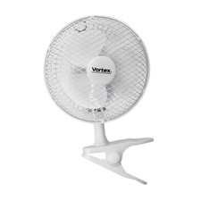 Clip On Fan Vortex 6" – 2 Speed Quiet Cooling Fan for Grow Tents & Rooms