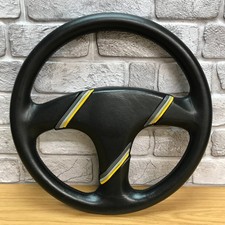 Genuine Momo Opel Sport 360mm black leather steering wheel. Manta etc. RARE!  8B