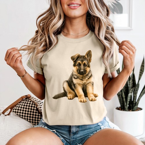 German shepherd puppy art - shepherd,