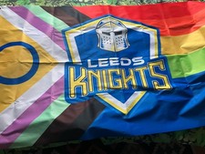 Leeds Knights ice hockey pride flag