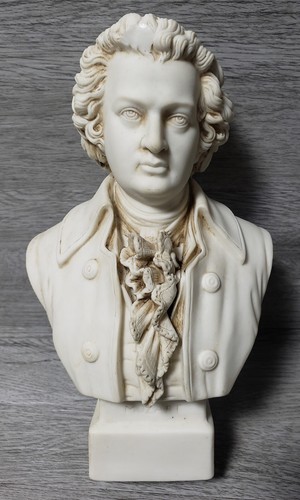Antique parian bust - parian,
