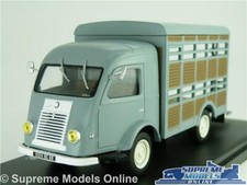RENAULT HORSEBOX ANIMAL TRANSPORTER MODEL TRUCK VAN 1:43 SCALE IXO HORSE GREY K8