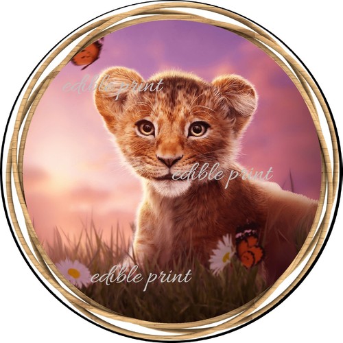 Mufasa lion king edible cake - edible,