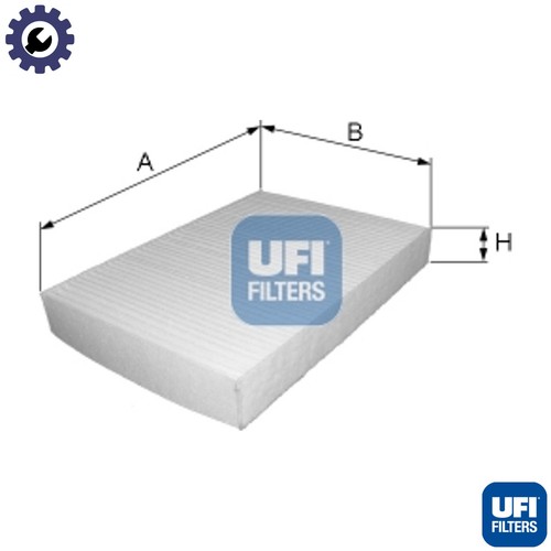 Filter cabin air 122 - air, 53.122.00