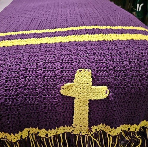 Vintage purple handmade - vintage,