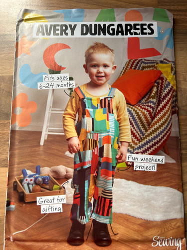 Sewing pattern avery dungarees - avery,