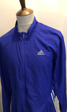 ADIDAS RUNNING TRACKSUIT TOP / JACKET SIZE LARGE PURPLE