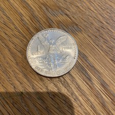 1985 Mexico Libertad 1 Onza Plata Pura – 1oz Silver Coin – Beautiful Toning