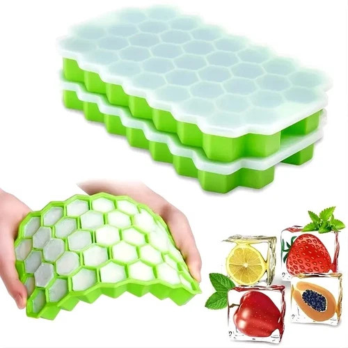 Ice cube tray with - with, lid