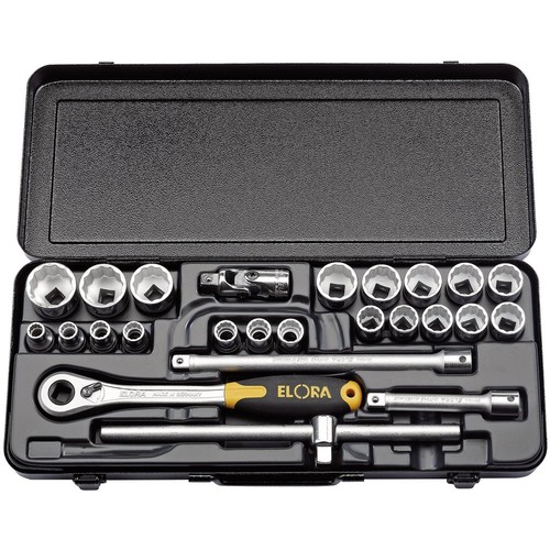 Elora metric socket set 2 - metric, 1/2"