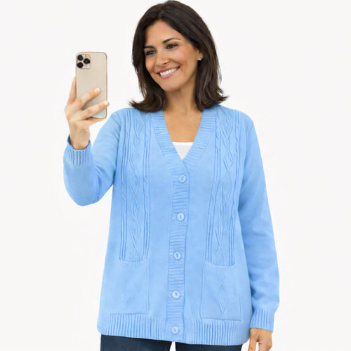 Ladies neck long sleeve - sleeve, 2