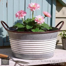 Vintage Style Galvanised Metal